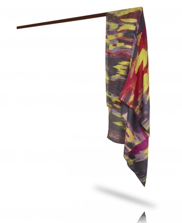 Палантин Женский SN40-VAGUES/FUCHSIA